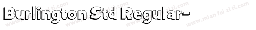 Burlington Std Regular字体转换